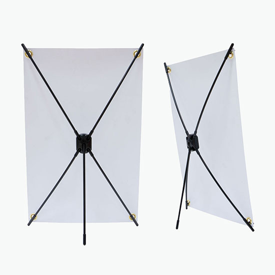 Mini X Banner Tabletop Display