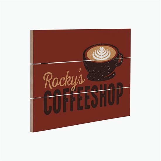 Full Color Slatted Wood Print - 8 x 12