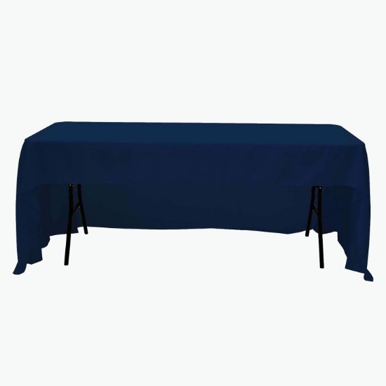 6' Stain Resistant Pro Open Back Table Cover with Full Color Imprint