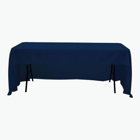 8' Stain Resistant Pro Open Back Table Cover with Full Color Imprint