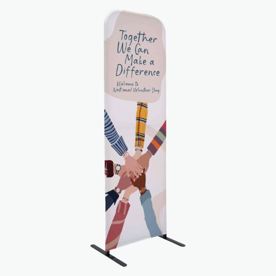 FeatherLite EuroFit Straight Wall Banner - 2' x 6'