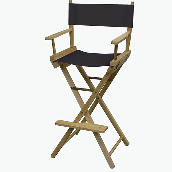 Director Chair - Bar Height - Blank