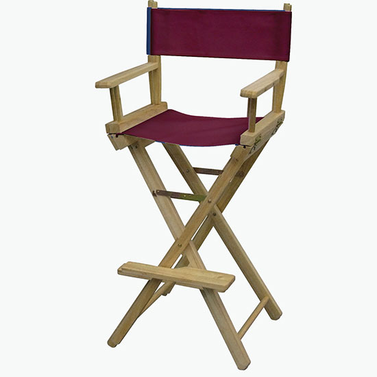 Director Chair - Bar Height - Blank