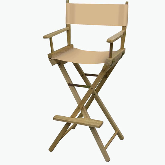 Director Chair - Bar Height - Blank