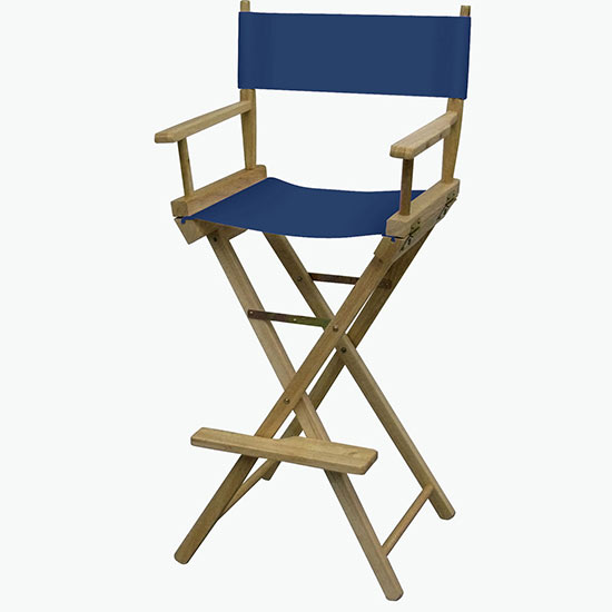 Director Chair - Bar Height - Blank