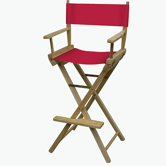 Director Chair - Bar Height - Blank