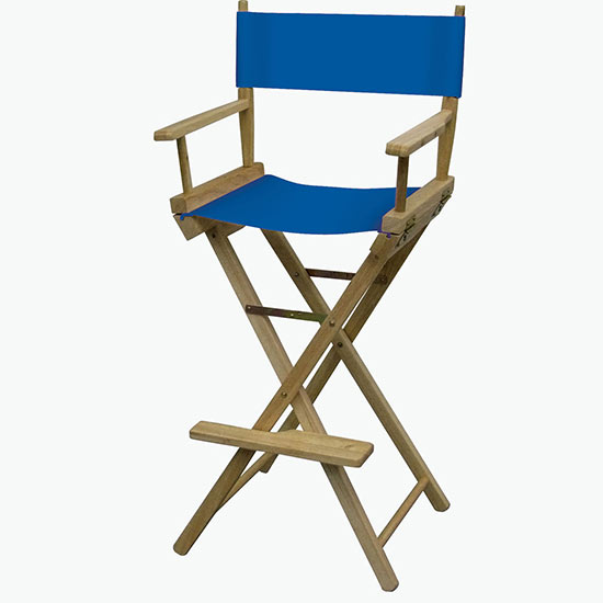 Director Chair - Bar Height - Blank