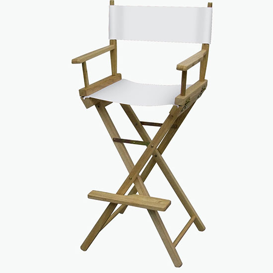 Director Chair - Bar Height - Blank