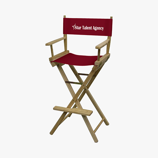 Director Chair - Bar Height - Printed