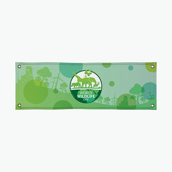 2' x 6' PVC-Free Full Color Banner - Single Sided