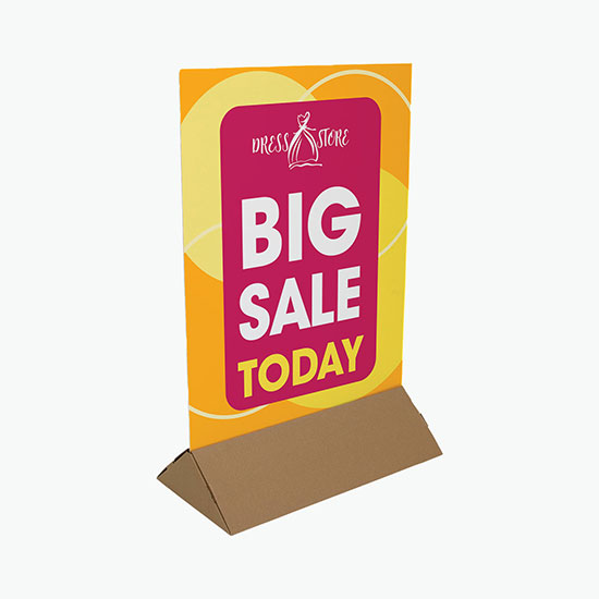 24 Enviro Board Tabletop Display - Single Sided - Clearance