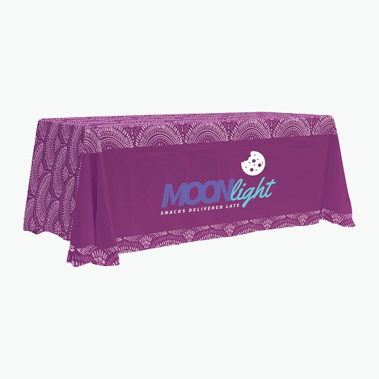 6' EcoWise Closed Back Full Color Table Cover