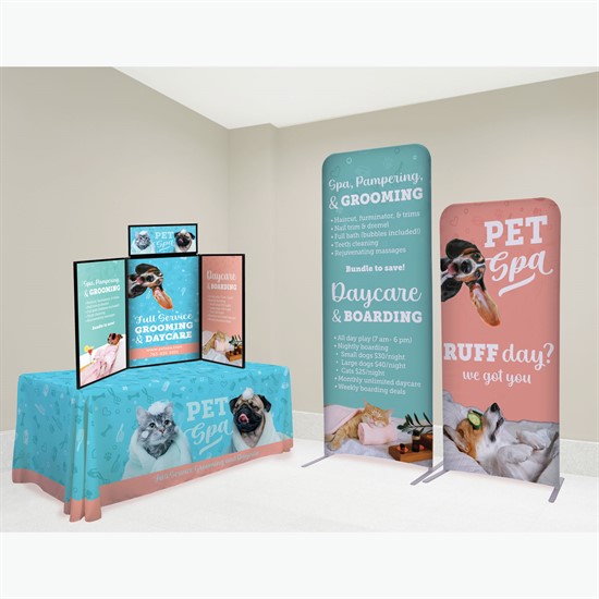 EuroFit Recycled Straight Wall Banner - 7-1/2' x 3'