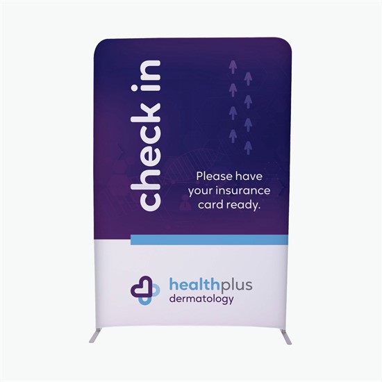 EuroFit Recycled Straight Wall Banner - 7-1/2' x 5'