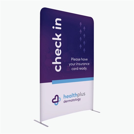 EuroFit Recycled Straight Wall Banner - 7-1/2' x 5'