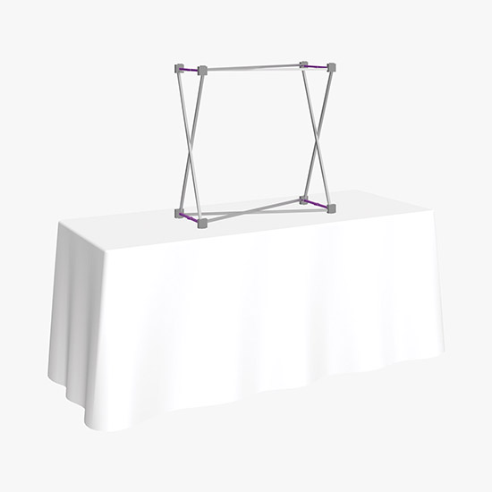 Hopup Tabletop Display with Front Graphic - 2 1/2'