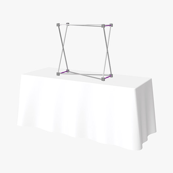 Hopup Tabletop Display with Front Graphic - 2 1/2'