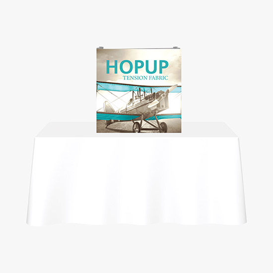 Hopup Tabletop Display with Front Graphic - 2 1/2'