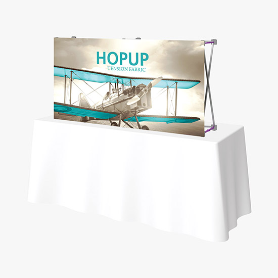 Hopup Tabletop Display with Front Graphic - 5'
