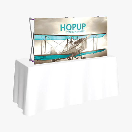 Hopup Tabletop Display with Front Graphic - 5'