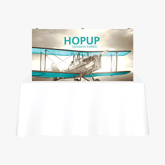 Hopup Tabletop Display with Front Graphic - 5'