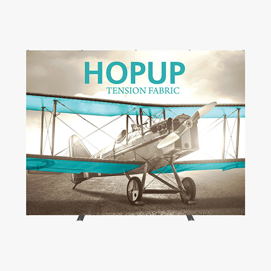 Hopup Floor Display with Front Graphic - 10'