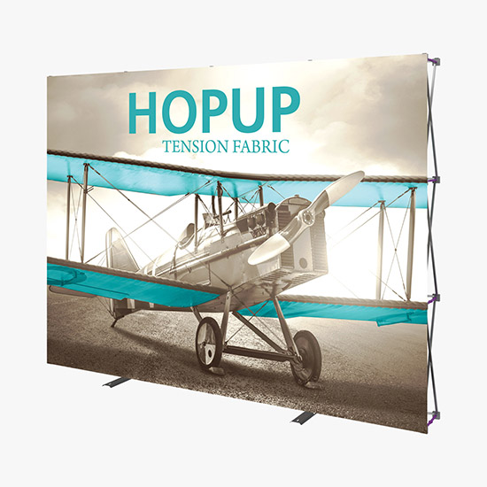 Hopup Floor Display with Front Graphic - 10'