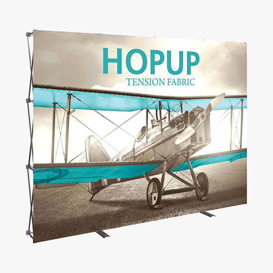 Hopup Floor Display with Front Graphic - 10'