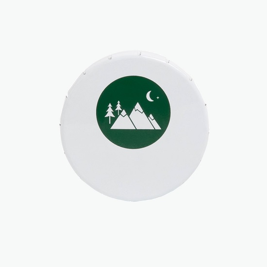 Small Round Clicker Mint Tin