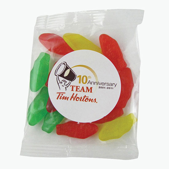 Goody Bag with Assorted Swedish Fish 1 oz. - 24-Hour Production
