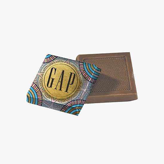 Foiled Chocolate Squares - Full Color