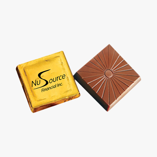 Foiled Chocolate Squares