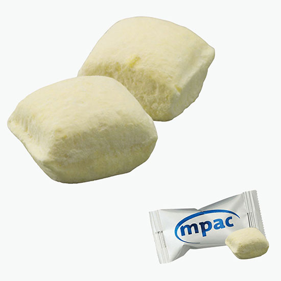 Individually Wrapped Soft Buttermints - White Wrapper - 24-Hour Production