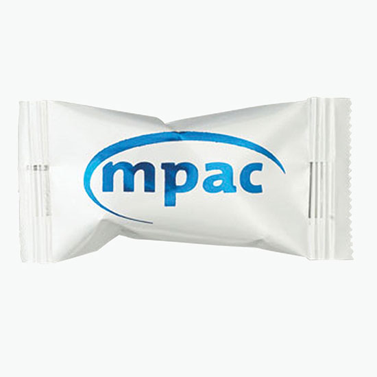 Individually Wrapped Soft Buttermints - White Wrapper - 24-Hour Production
