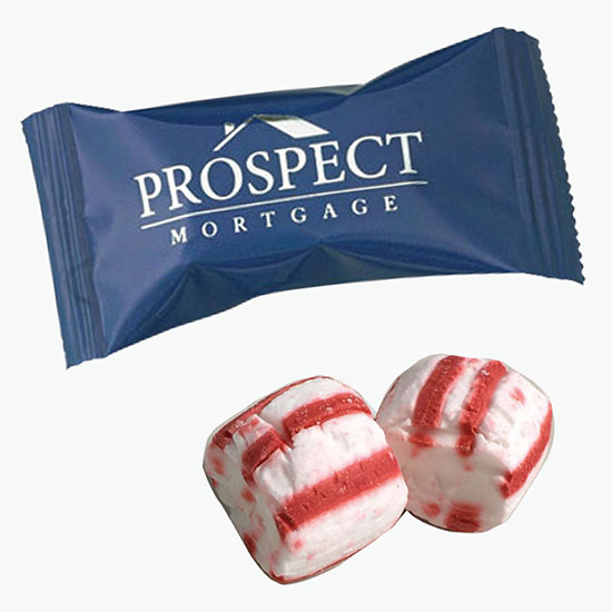 Individually Wrapped Soft Buttermints - White Wrapper - 24-Hour Production