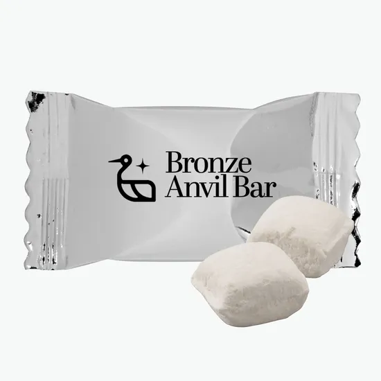 Individually Wrapped Soft Buttermints - Metallic Wrapper