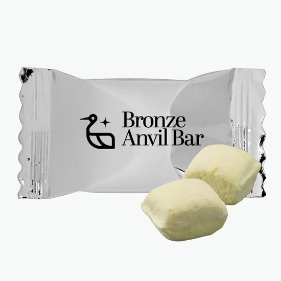 Individually Wrapped Soft Buttermints - Metallic Wrapper