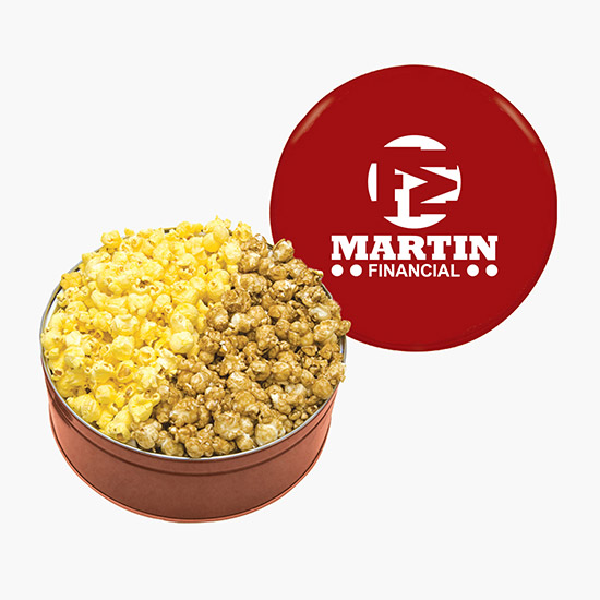 King Size Popcorn Tin - Solid