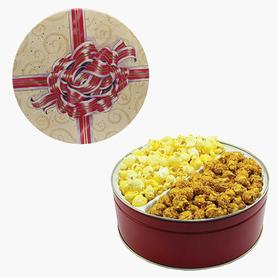 King Size Designer Popcorn Tin - Holiday