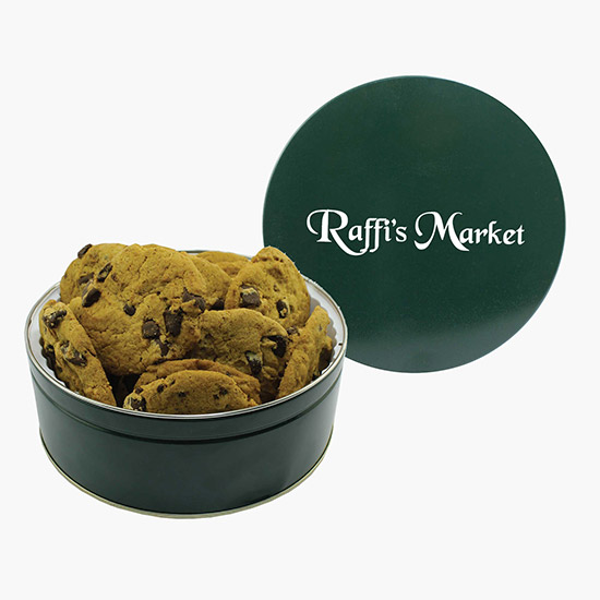 King Size Chocolate Chip Cookie Tin - Solid