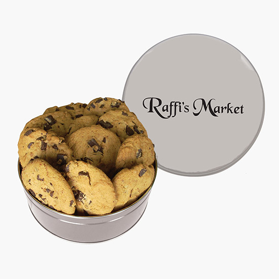 King Size Chocolate Chip Cookie Tin - Solid