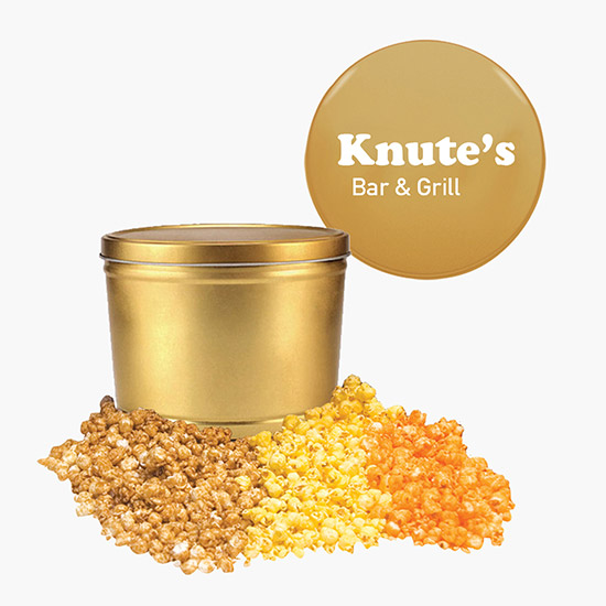 3-Way Popcorn Tin - 2 Gallon - Solid