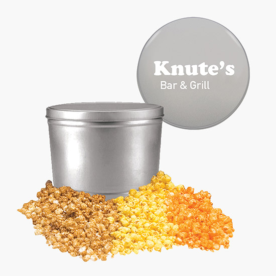 3-Way Popcorn Tin - 2 Gallon - Solid