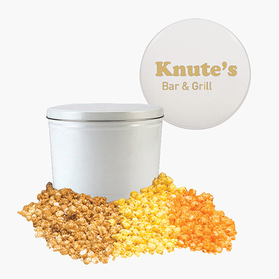 3-Way Popcorn Tin - 2 Gallon - Solid