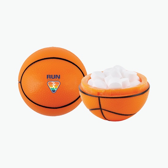 Basketball Mint Container