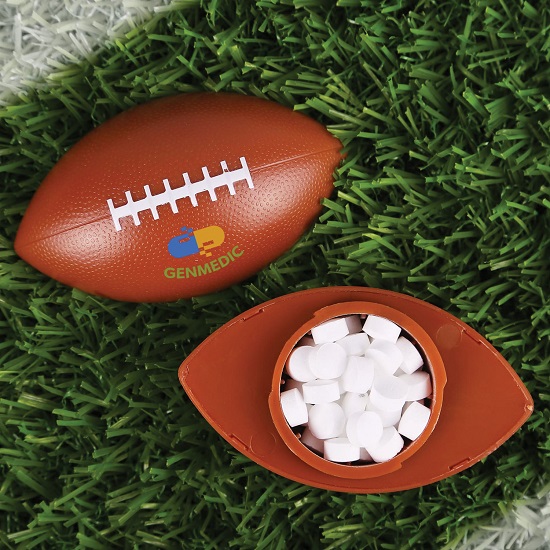 Football Mint Container - Full Color