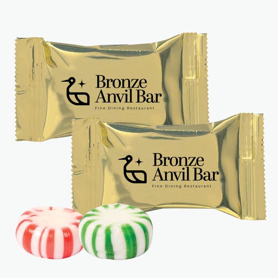 Individually Wrapped Starlight Mints - Metallic Wrapper