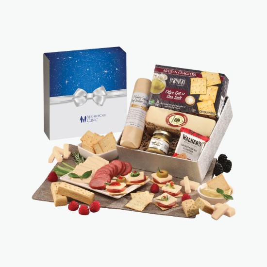 Snack Lover's Gift Box with Bow Sleeve