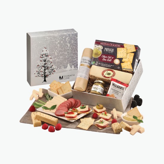 Snack Lover's Gift Box with Cardinals in Tree Sleeve