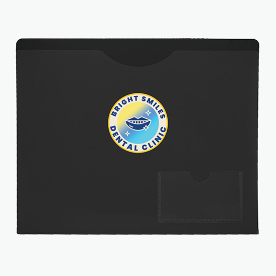 Poly Letter File Folder - Multi-Color Imprint